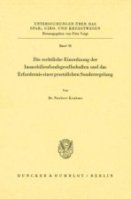 Die rechtliche Einordnung der Immobilienfondsgesellschaften und das Erfordernis einer gesetzlichen Sonderregelung.