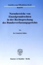 Normbereiche von Einzelgrundrechten in der Rechtsprechung des Bundesverfassungsgerichts.