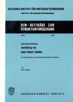 Input-Output-Rechnung: Aufstellung von Input-Output-Tabellen.