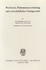 Wachstum, Einkommensverteilung und wirtschaftliches Gleichgewicht.