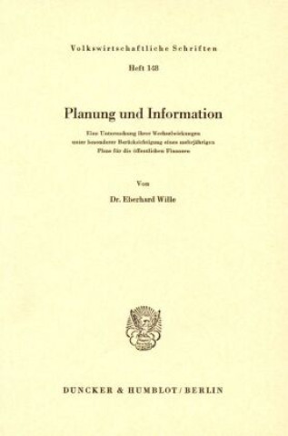 Planung und Information.