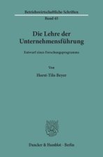 Die Lehre der Unternehmensführung.
