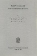 Zur Problematik der Sozialinvestitionen.
