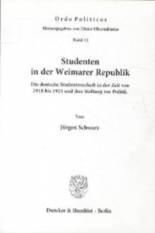 Studenten in der Weimarer Republik.