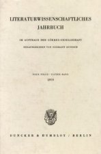 Literaturwissenschaftliches Jahrbuch.. Bd.11/1970