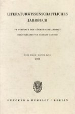 Literaturwissenschaftliches Jahrbuch.. Bd.11/1970