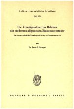 Die Vermögensteuer im Rahmen der modernen allgemeinen Einkommensteuer.