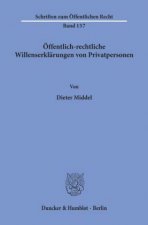 Öffentlich-rechtliche Willenserklärungen von Privatpersonen.