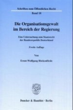 Die Organisationsgewalt im Bereich der Regierung.