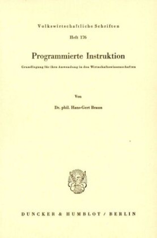 Programmierte Instruktion.