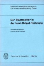 Der Staatssektor in der Input-Output-Rechnung.
