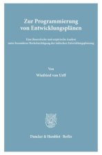Zur Programmierung von Entwicklungsplänen.