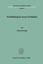 Preisbildung bei neuen Produkten.
