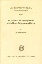 Die Bedeutung des Bankensystems im wirtschaftlichen Wachstumsprozeß Syriens.