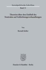 Theorien über den Einfluß des Neutralen auf Schlichtungsverhandlungen.