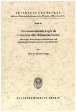 Die transzendentale Logik als Grundform aller Wissenschaftslehre