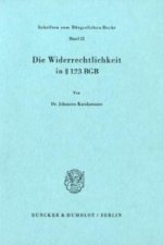 Die Widerrechtlichkeit in 123 BGB.