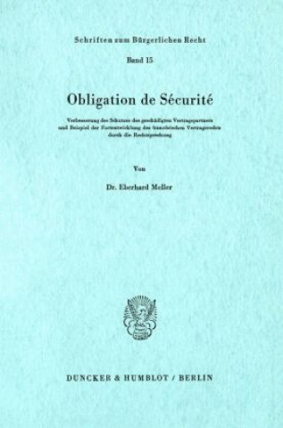 Obligation de Sécurité.
