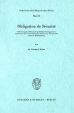 Obligation de Sécurité.