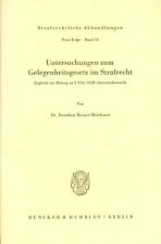 Untersuchungen zum Gelegenheitsgesetz im Strafrecht.