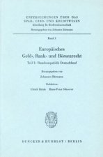 Europäisches Geld-, Bank- und Börsenrecht.