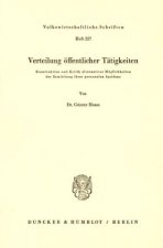 Verteilung öffentlicher Tätigkeiten.
