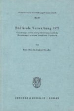 Südtirols Verwaltung 1975.