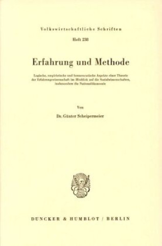 Erfahrung und Methode.
