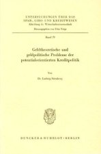 Geldtheoretische und geldpolitische Probleme der potentialorientierten Kreditpolitik.