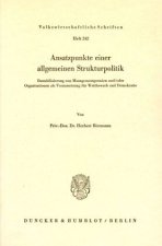 Ansatzpunkte einer allgemeinen Strukturpolitik.