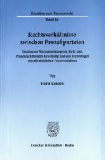 Rechtsverhältnisse zwischen Prozeßparteien.