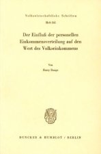 Der Einfluß der personellen Einkommensverteilung auf den Wert des Volkseinkommens.