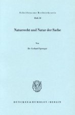 Naturrecht und Natur der Sache.