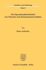 Die Operationalisierbarkeit von Theorien zum Konsumentenverhalten.