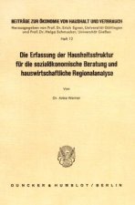 Die Erfassung der Haushaltsstruktur für die sozialökonomische Beratung und hauswirtschaftliche Regionalanalyse.