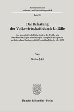 Die Belastung der Volkswirtschaft durch Unfälle.
