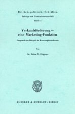 Verkaufsförderung - eine Marketing-Funktion.