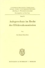 Anlegerschutz im Recht der Effektenkommission.