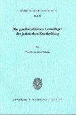 Die gesellschaftlichen Grundlagen der juristischen Entscheidung.