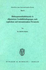 Haftungsausschlußklauseln in allgemeinen Geschäftsbedingungen nach englischem und internationalem Privatrecht.