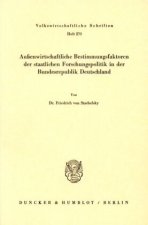 Außenwirtschaftliche Bestimmungsfaktoren der staatlichen Forschungspolitik in der Bundesrepublik Deutschland.