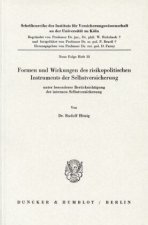 Formen und Wirkungen des risikopolitischen Instruments der Selbstversicherung.