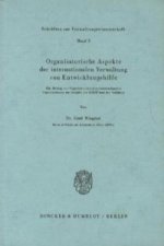 Organisatorische Aspekte der internationalen Verwaltung von Entwicklungshilfe.