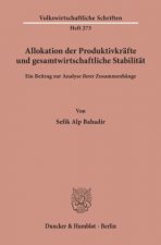 Allokation der Produktivkräfte und gesamtwirtschaftliche Stabilität.