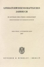 Literaturwissenschaftliches Jahrbuch.. Bd.18/1978