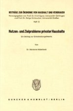 Nutzen- und Zielprobleme privater Haushalte.