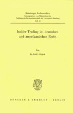 Insider Trading im deutschen und amerikanischen Recht.