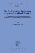 Die Beteiligung des Bundestages an der staatlichen Haushaltsgewalt.