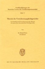 Theorie des Versicherungsgleichgewichts.