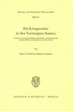 Die Kriegsrechte in den Vereinigten Staaten.